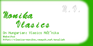 monika vlasics business card